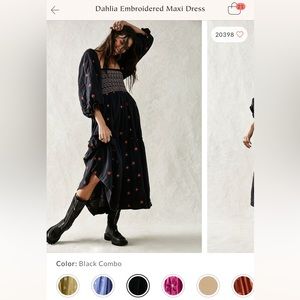 Dahlia Embroidered Maxi Dress - Free People